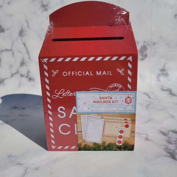 Christmas Mailbox Santa Letter Box and Treat Tray - Picture 16 of 16